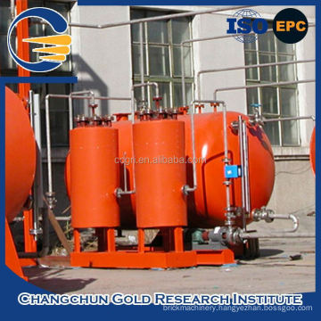 High efficient cyanide-free gold processing plant